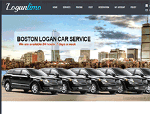 Tablet Screenshot of loganlimo.com